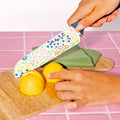 3-Piece Printed Kitchen Knife Set-Floral